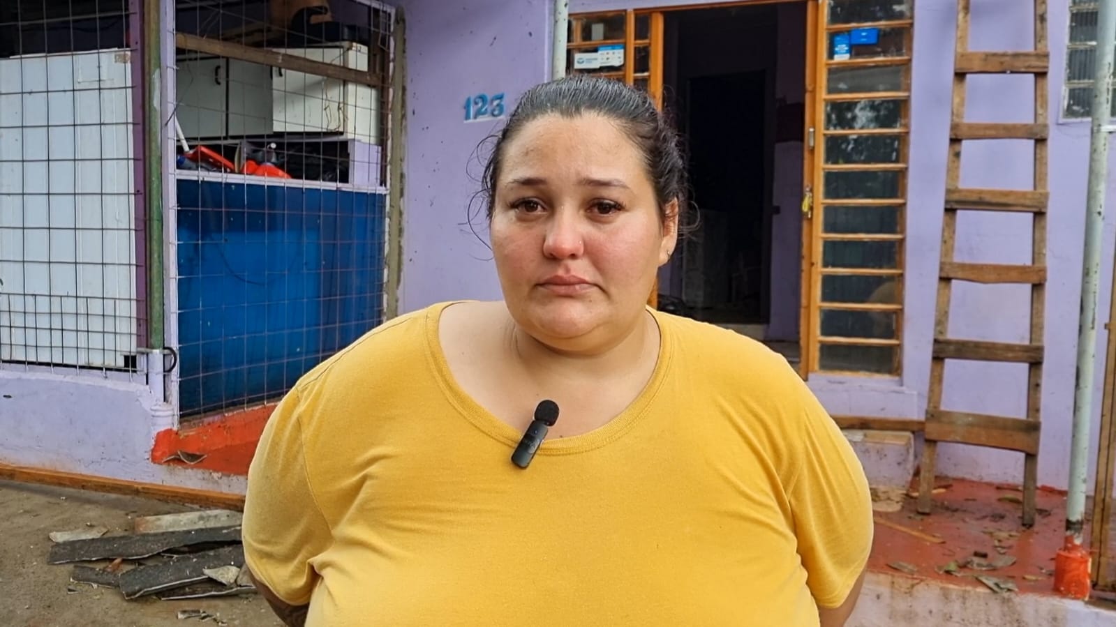 Moradora do Jardim Melissa perde tudo em vendaval e precisa de ajuda