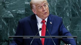 Trump critica ONU e afirma que poderia ganhar Nobel da Paz Trump critica ONU e afirma que poderia ganhar Nobel da Paz