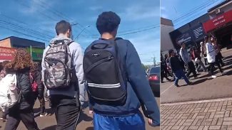 Alunos e Colégio Padre Pedro Canísio Henz prestam homenagem a Emilly Thauany