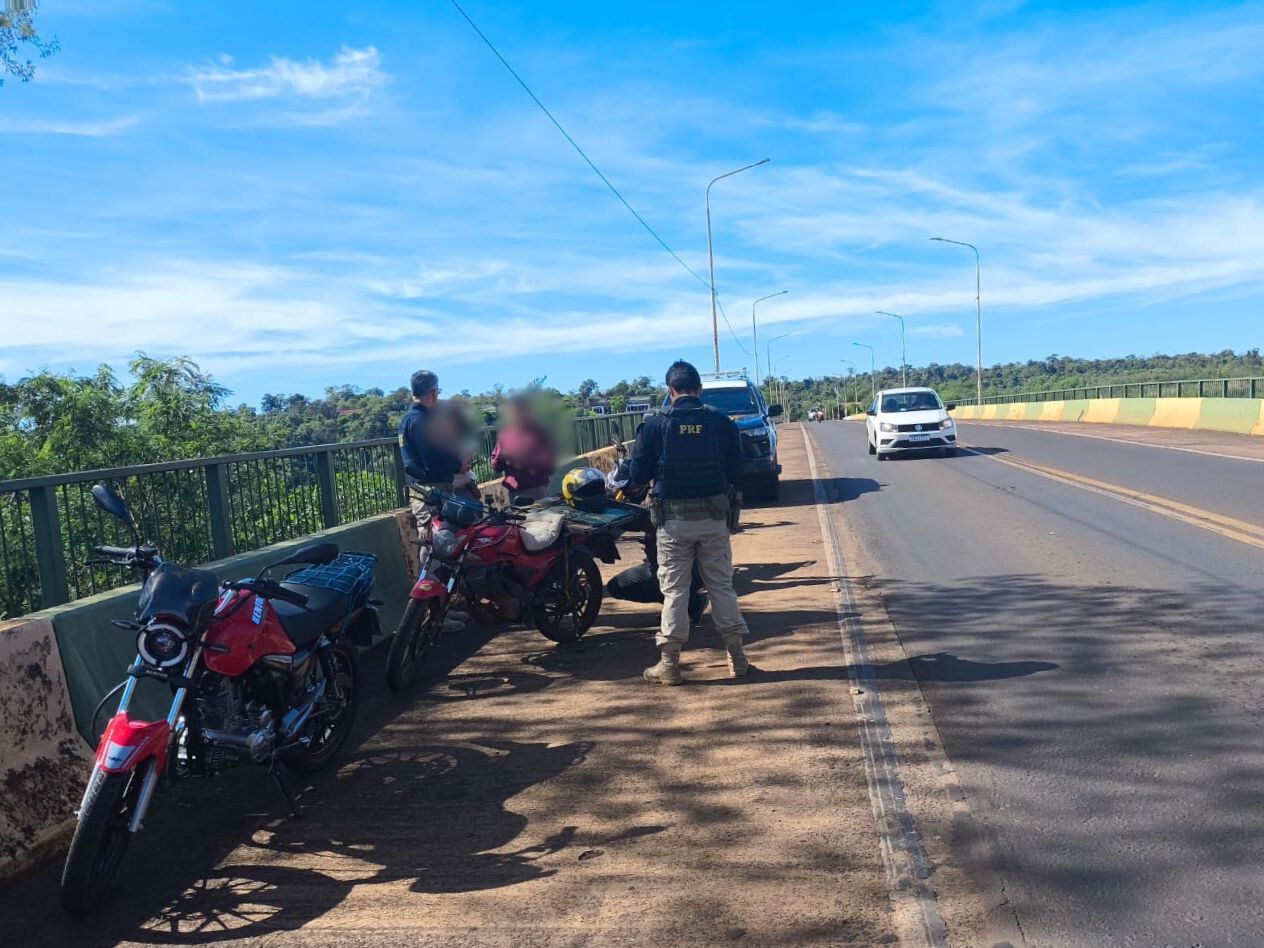 Ação da PRF termina com 11 motos apreendidas na Tancredo Neves