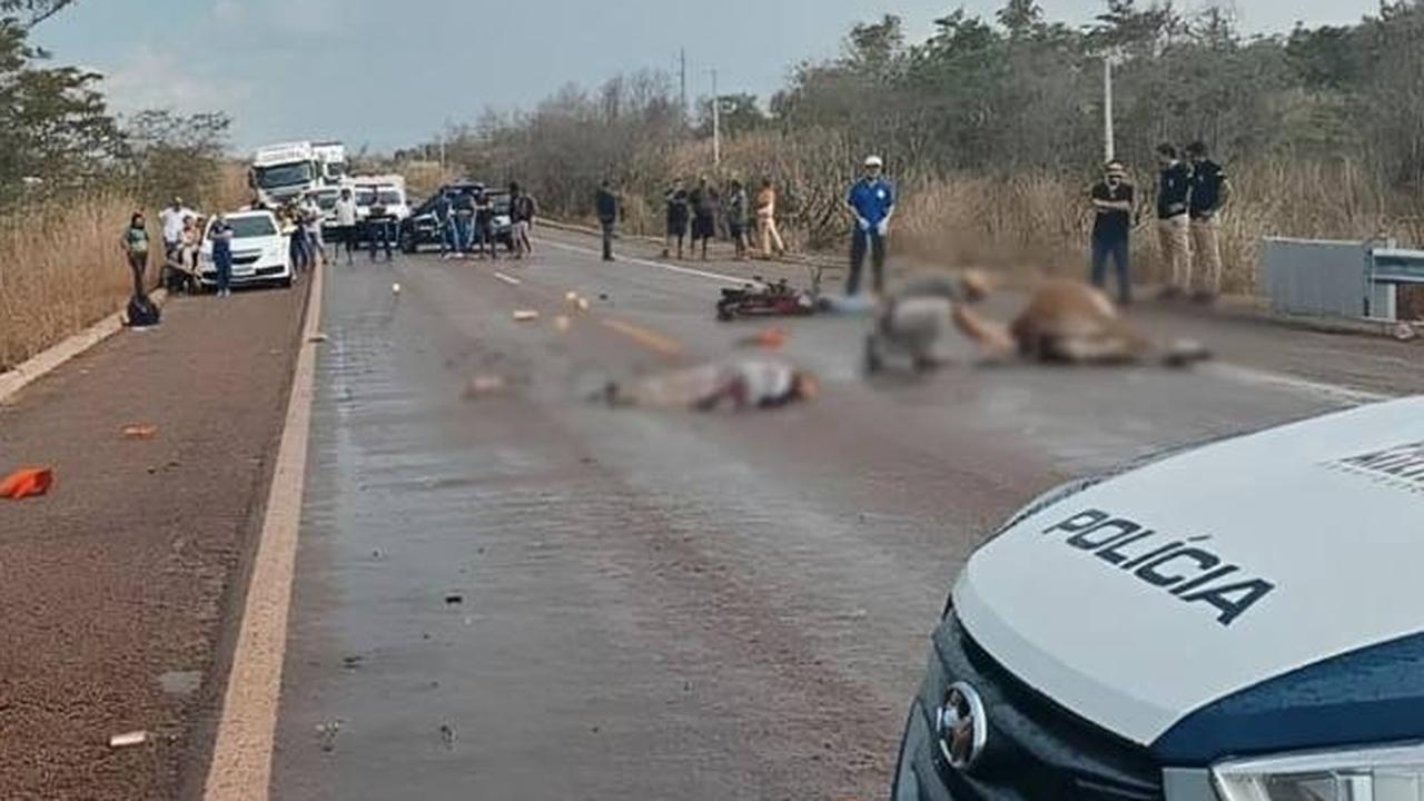 Tragédia: Motociclista atropela bezerro e depois morre atropelado por caminhão