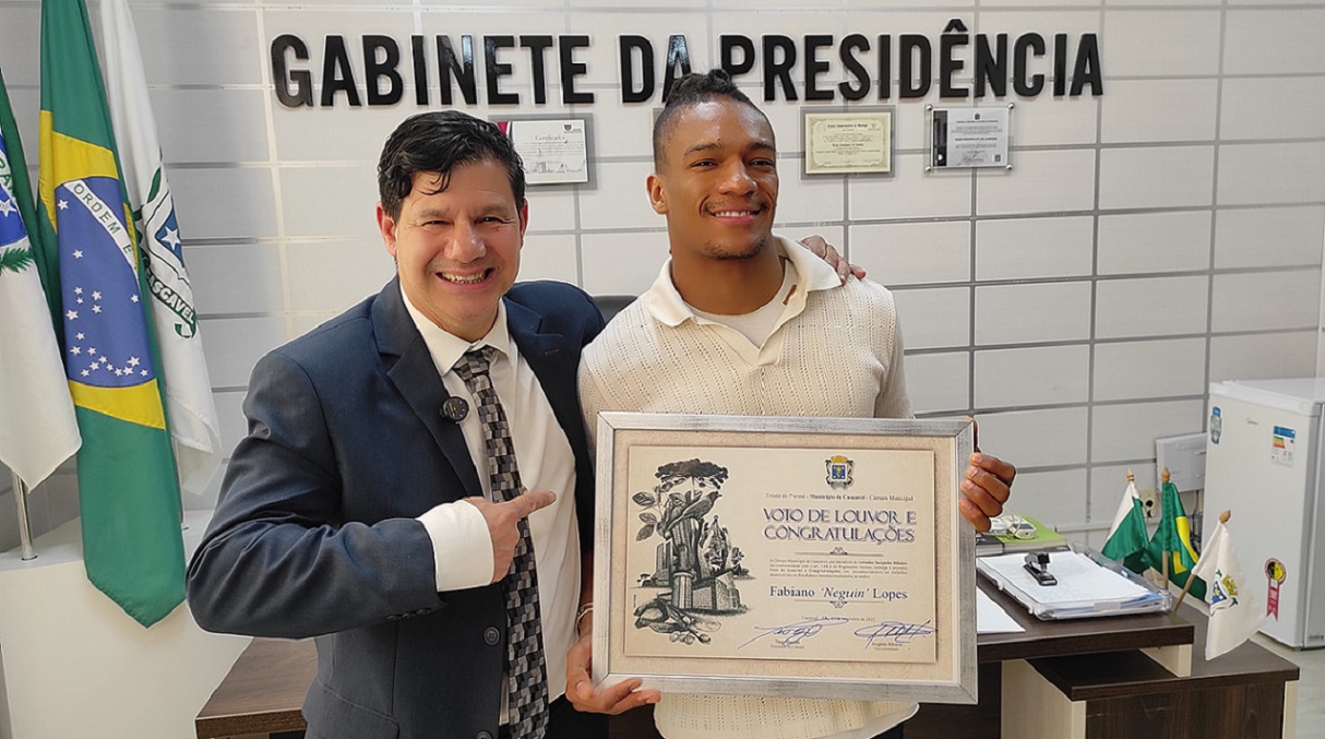 Bboy Neguin, dançarino de Cascavel que conquistou o mundo, recebe homenagem do município