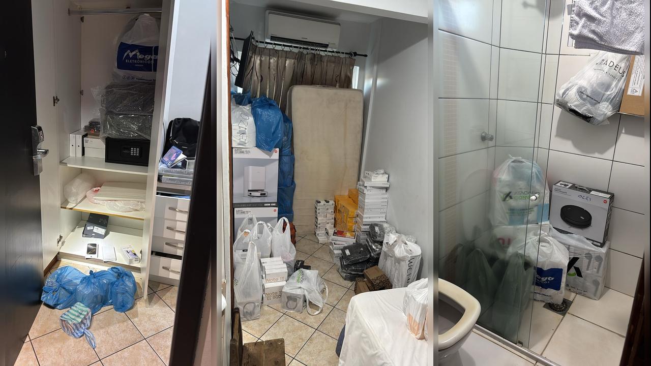 PF fecha depósito ilegal e prende responsável por mercadorias descaminhadas em Foz do Iguaçu