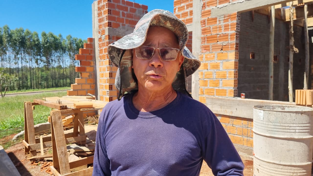 "Até chorei de tanta raiva", diz trabalhador após ser vítima de furto em obra no Tropical II