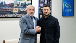 Lula encontra Zelensky e diz que não há Lula encontra Zelensky e diz que não há