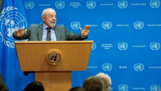 Brasil vai cobrar ONU sobre criação de Estado palestino, diz Lula Brasil vai cobrar ONU sobre criação de Estado palestino, diz Lula