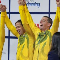 Com direito a recorde mundial, Brasil brilha no Mundial de natação Imagem referente a Com direito a recorde mundial, Brasil brilha no Mundial de natação