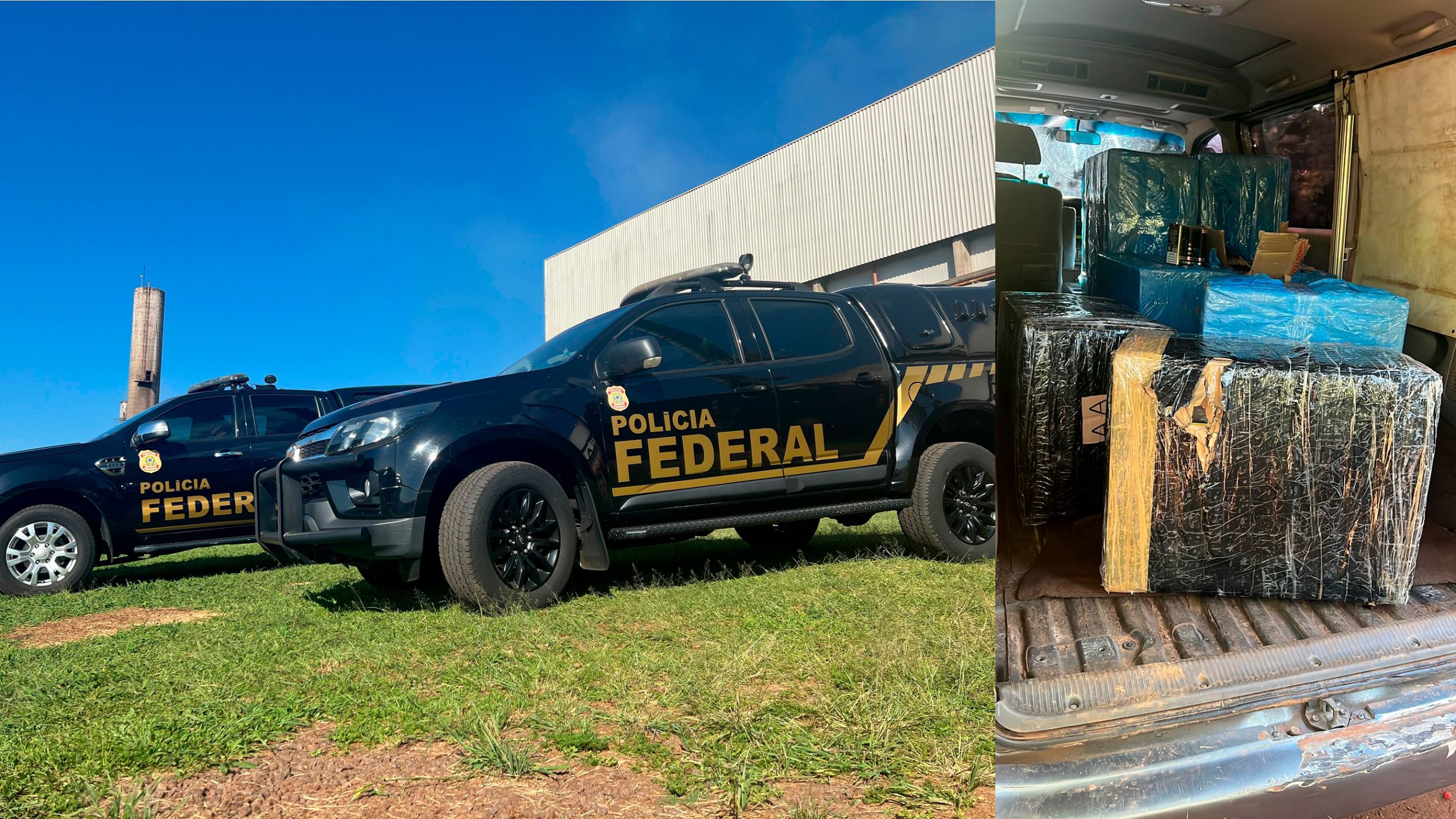 PF, PM e Receita Federal apreendem veículo com cigarros eletrônicos e celulares contrabandeados em Foz do Iguaçu