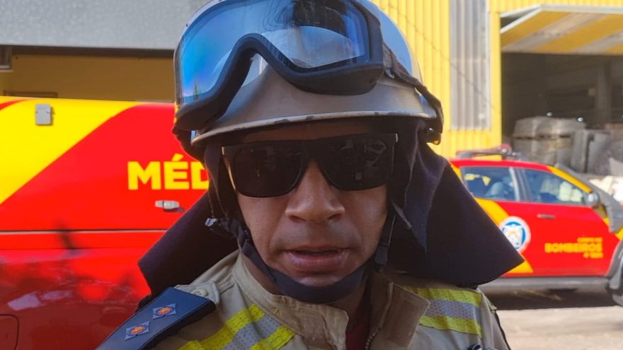 “Nosso pessoal identificou múltiplas lesões”, relata oficial do Corpo de Bombeiros em acidente de trabalho que resultou em morte