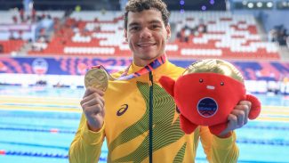 Gabriel Bandeira bate recorde no Mundial de natação de Singapura