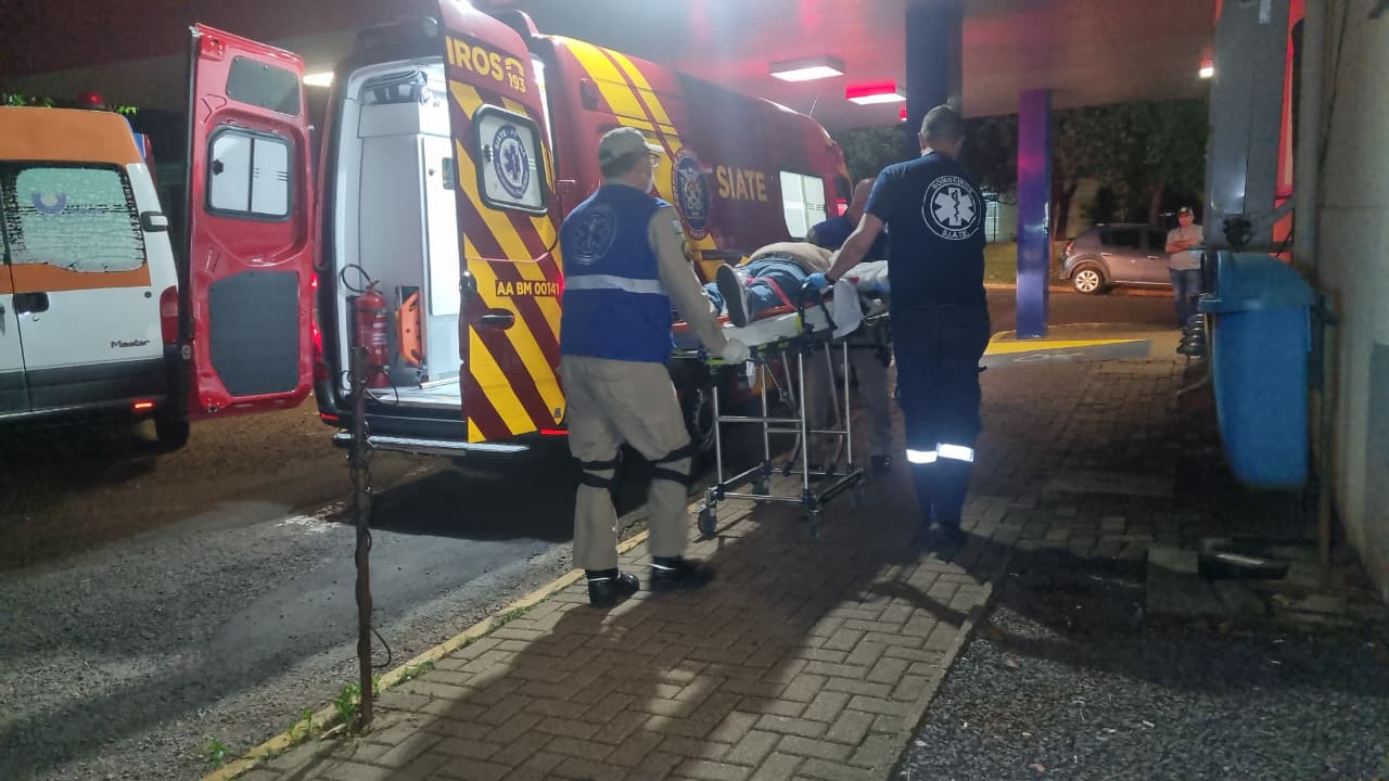 Idoso é atropelado por ônibus na Avenida Brasil e levado ao HUOP; Siate e médico foram chamados