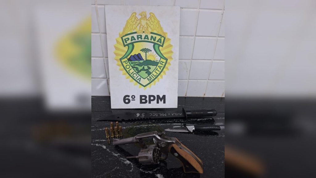 Cinco detidos com faca, facão e revólver após assalto no Consolata