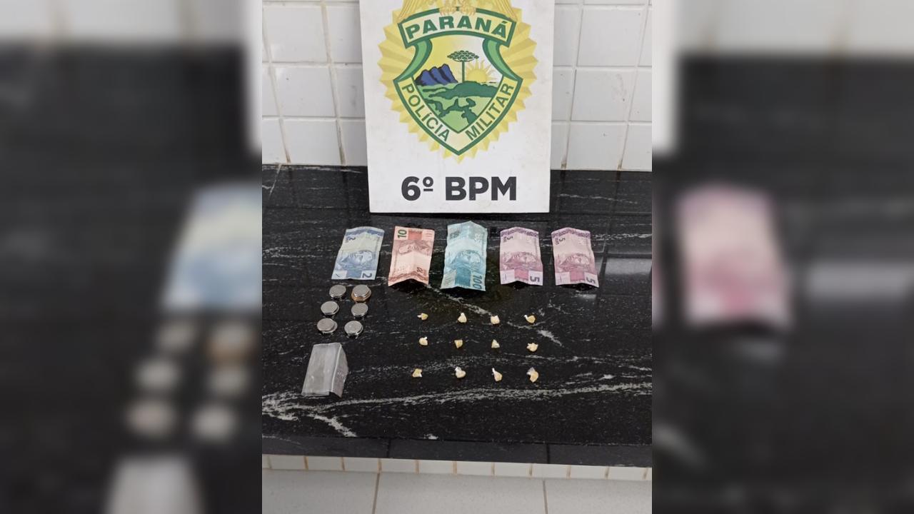 Choque detém jovem e apreende drogas em ação no Julieta Bueno