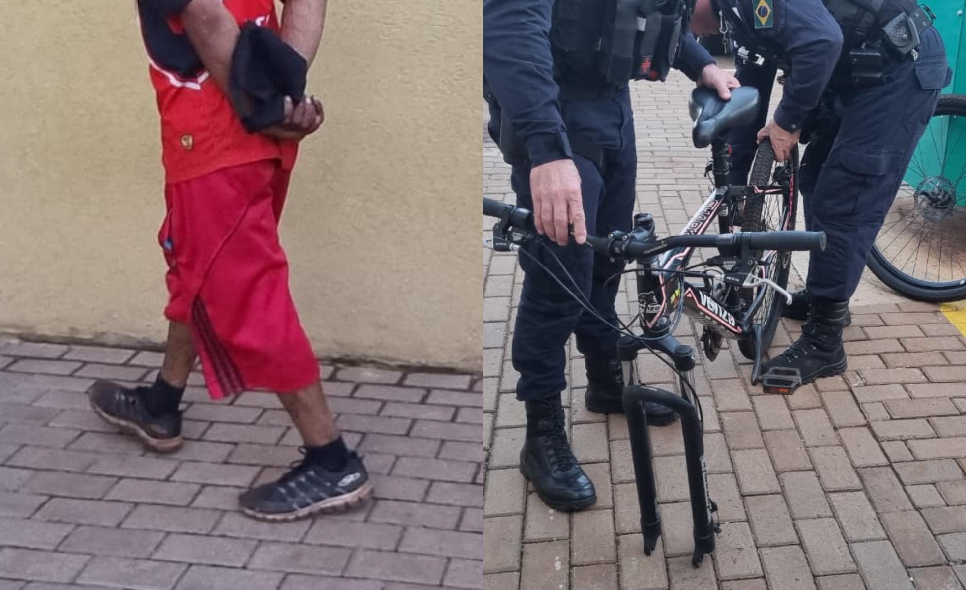 Morador reconhece bike furtada, aciona GM e "velho conhecido" é detido no Bairro Brasmadeira