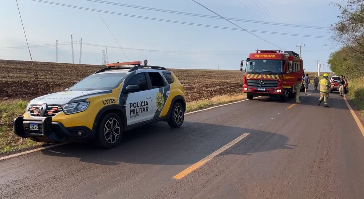 Sem freadas na pista: Homem morre após capotar carro em Foz do Iguaçu