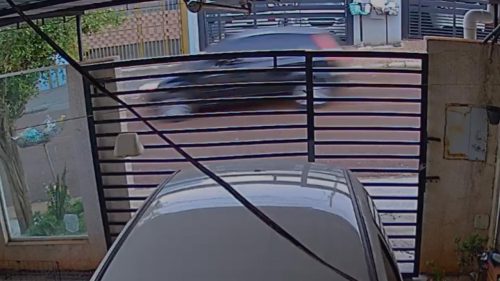 Câmera flagra carro de suspeito que tentou sequestrar adolescente em Cascavel