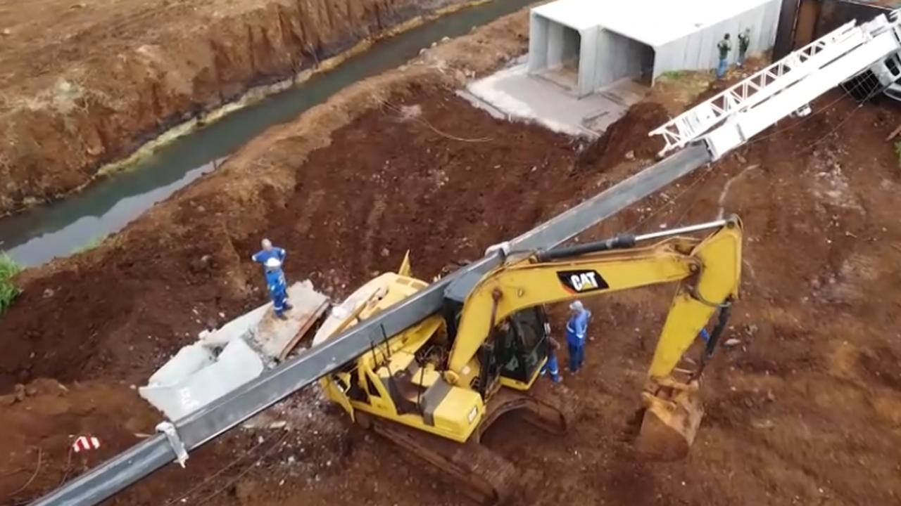 Empresa emite nota esclarecendo acidente com guindaste no Ecopark Floresta