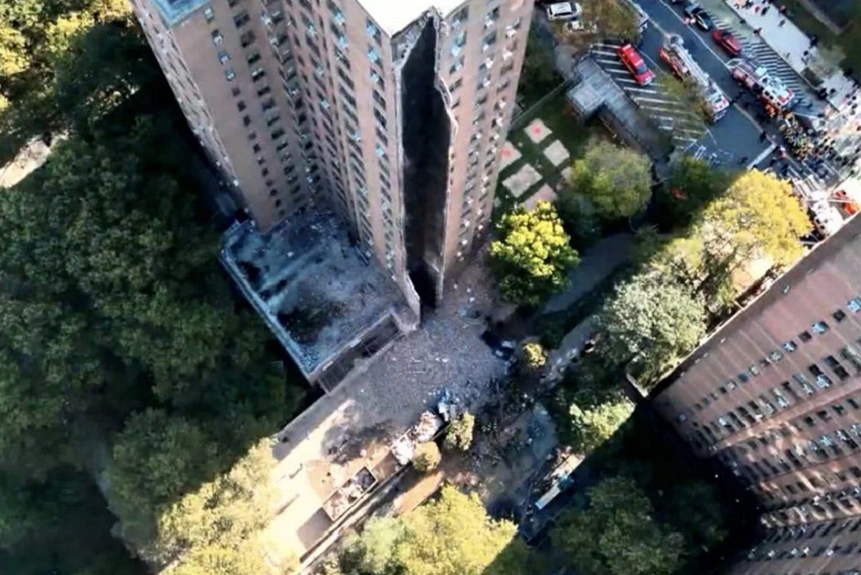 Explosão em Nova York provoca desabamento parcial de prédio