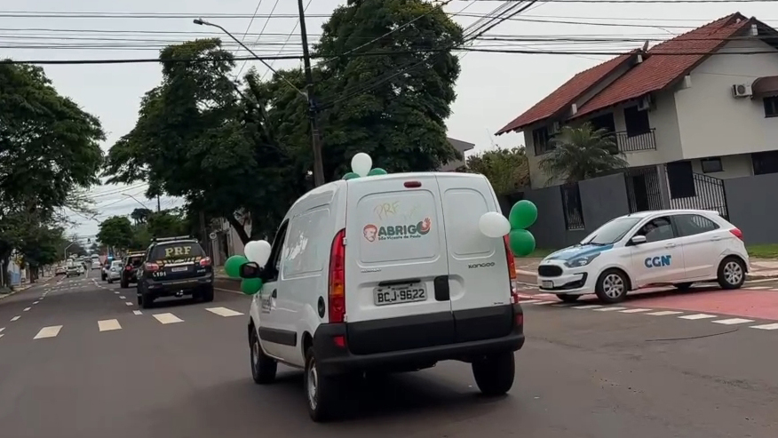PRF promove passeio com idosos do Abrigo São Vicente de Paulo em Cascavel no Dia Nacional do Idoso