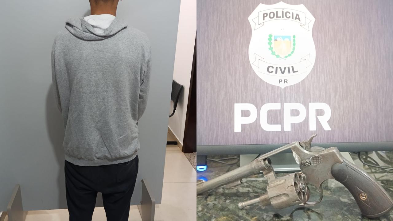 Suspeito de tráfico e homicídio é preso por posse irregular de arma de fogo