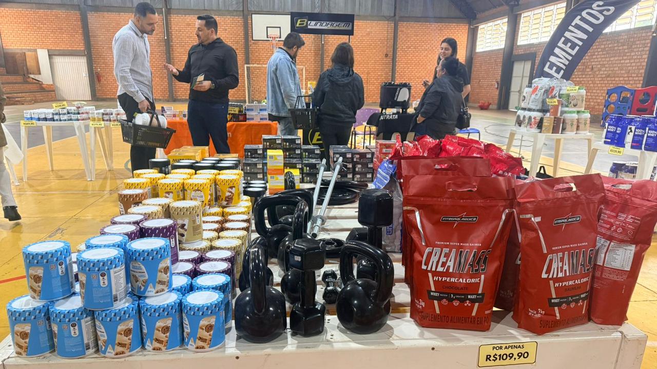 Bazar de suplementos fitness é realizado pela APAE de Cascavel Bazar de suplementos fitness é realizado pela APAE de Cascavel