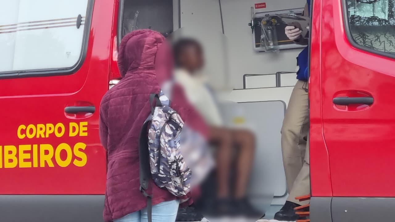 Adolescente é socorrido pelo Siate com ferimento no braço