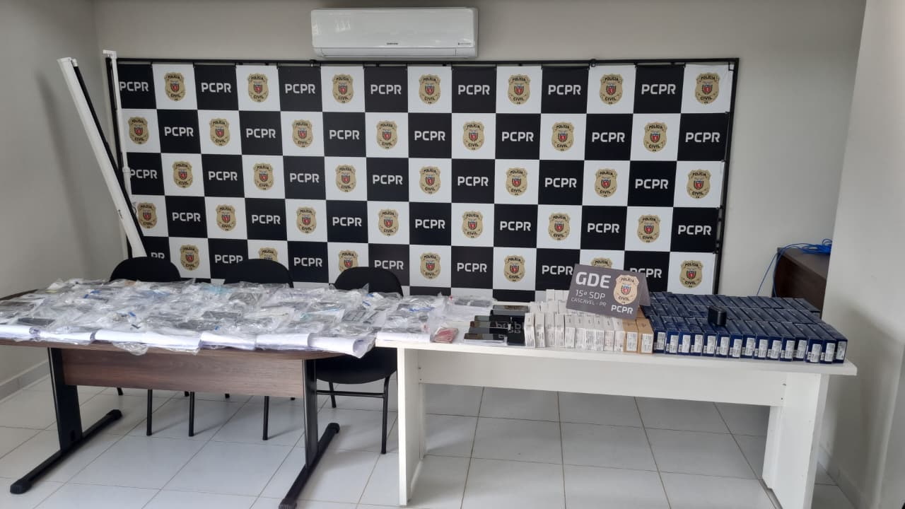 PCPR devolve 170 celulares recuperados em Cascavel PCPR devolve 170 celulares recuperados em Cascavel