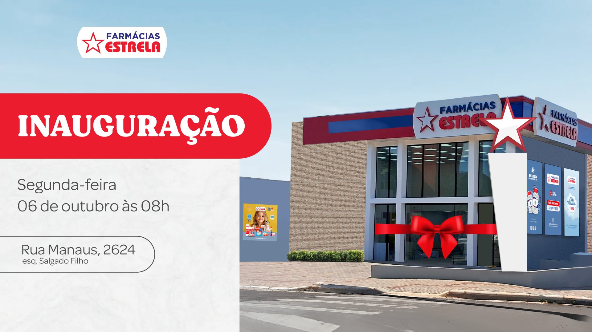 Farmácias Estrela avança na expansão em Cascavel com 24ª loja e aposta em localização estratégica Farmácias Estrela avança na expansão em Cascavel com 24ª loja e aposta em localização estratégica