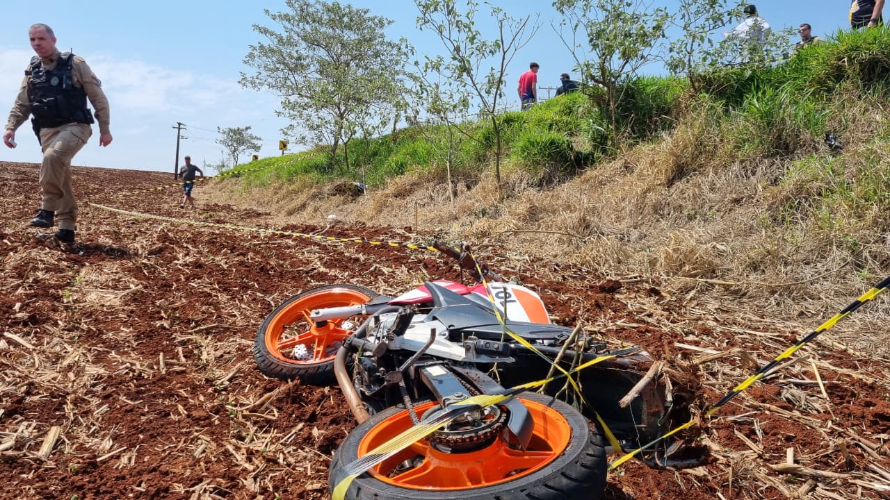 Motociclista de 48 anos morre em acidente na PR-486 em Cascavel Motociclista de 48 anos morre em acidente na PR-486 em Cascavel