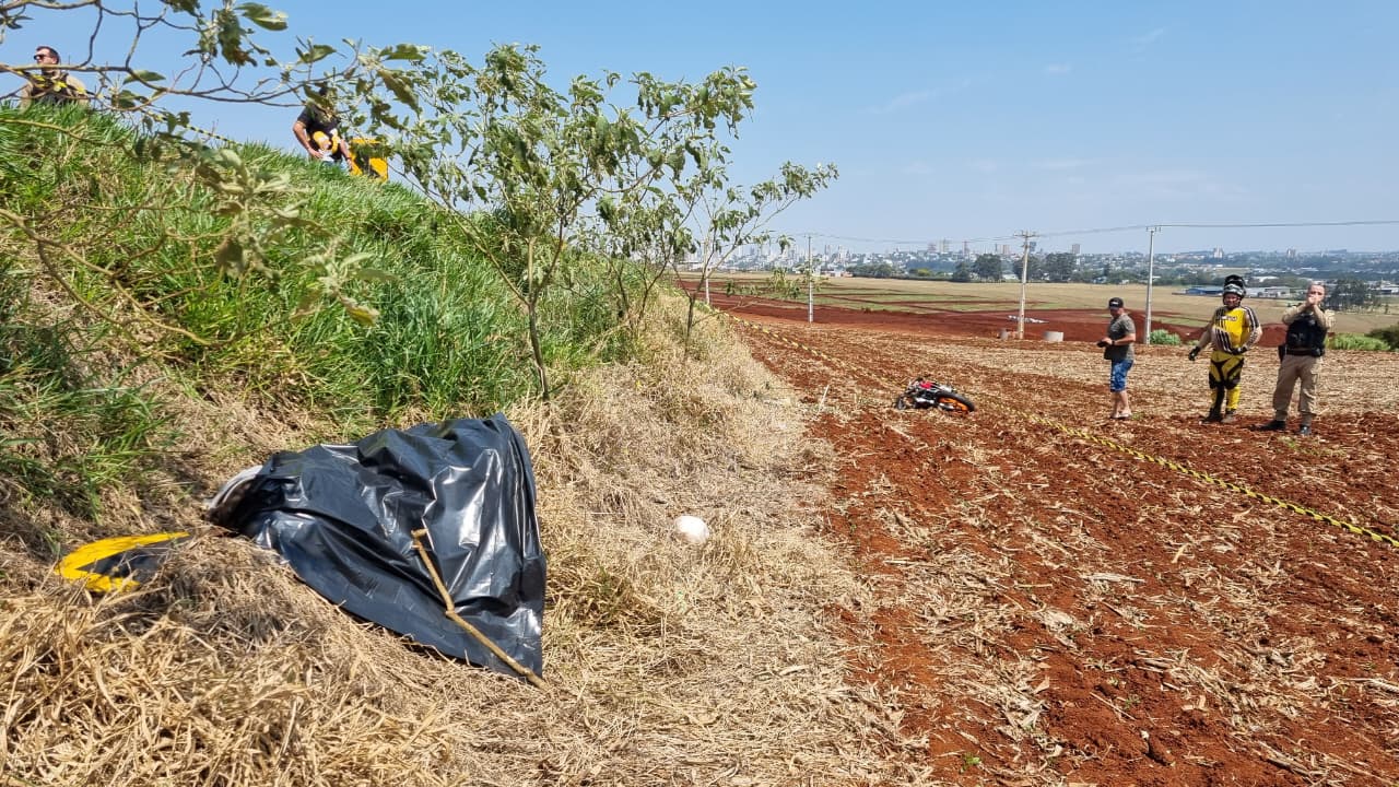 Identificado motociclista que morreu em acidente na PR-486 em Cascavel Identificado motociclista que morreu em acidente na PR-486 em Cascavel