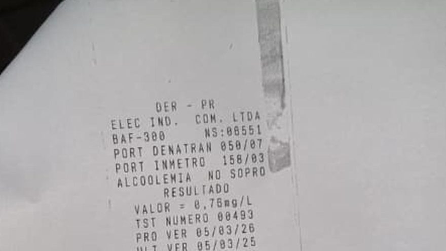 Homem envolvido em acidente na PRc-467 é detido por embriaguez