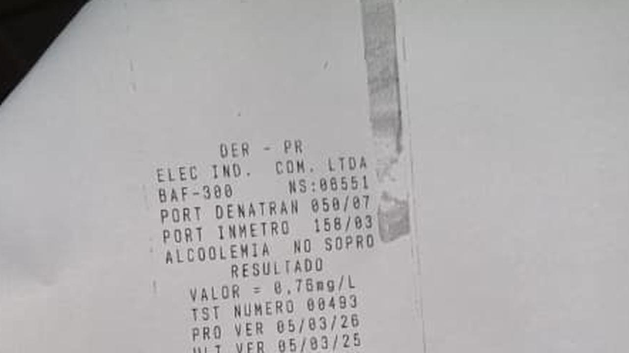 Homem envolvido em acidente na PRc-467 é detido por embriaguez