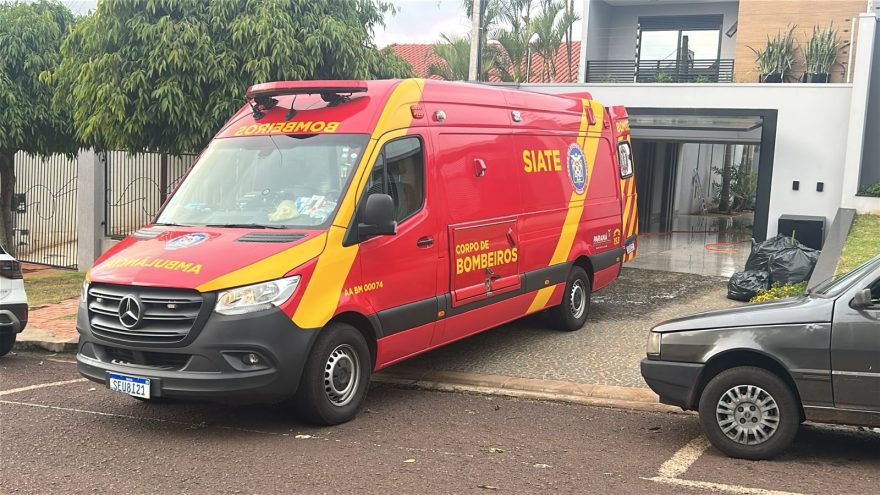 Idoso é socorrido pelo Siate após sofrer queda na Região do Lago
