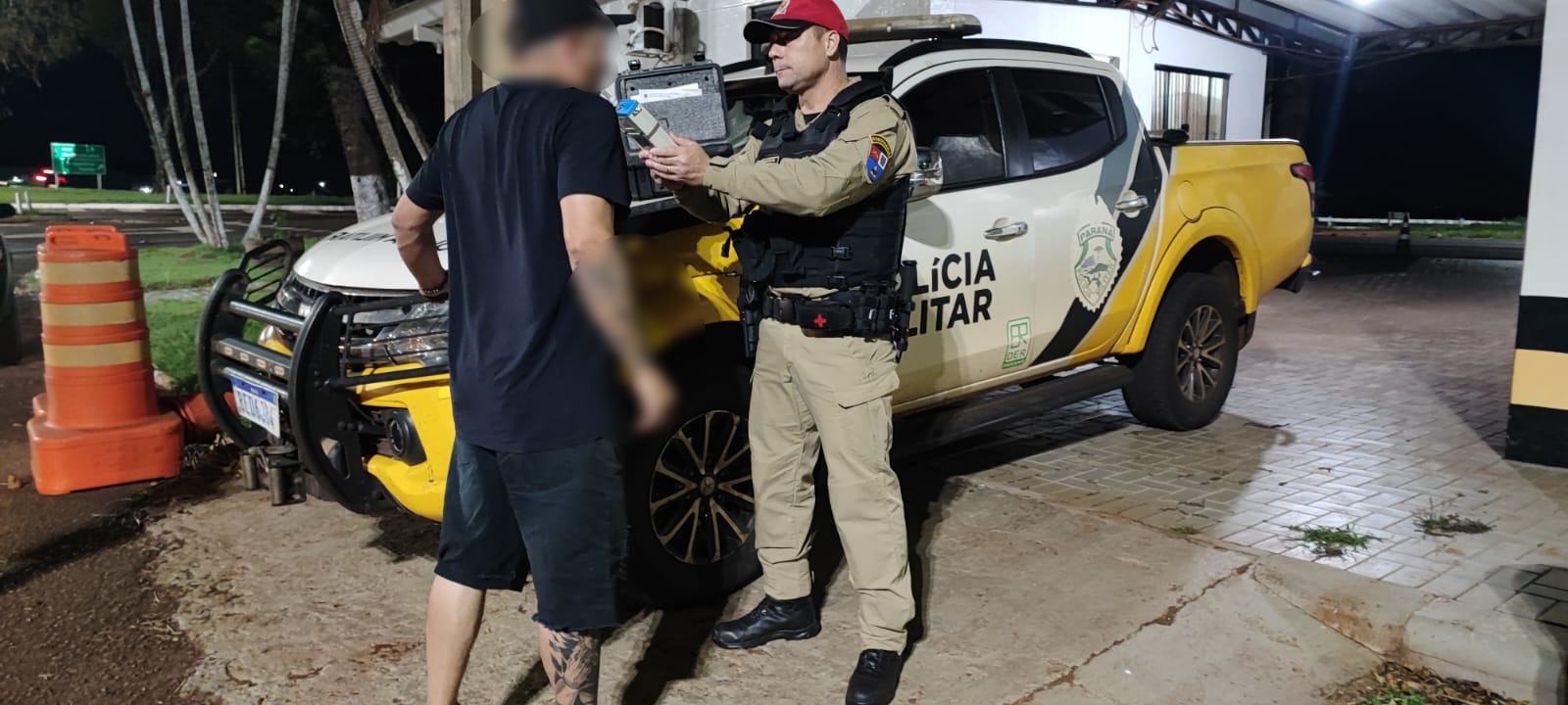 Nove condutores flagrados pela PRE em fiscalização de alcoolemia no fim de semana