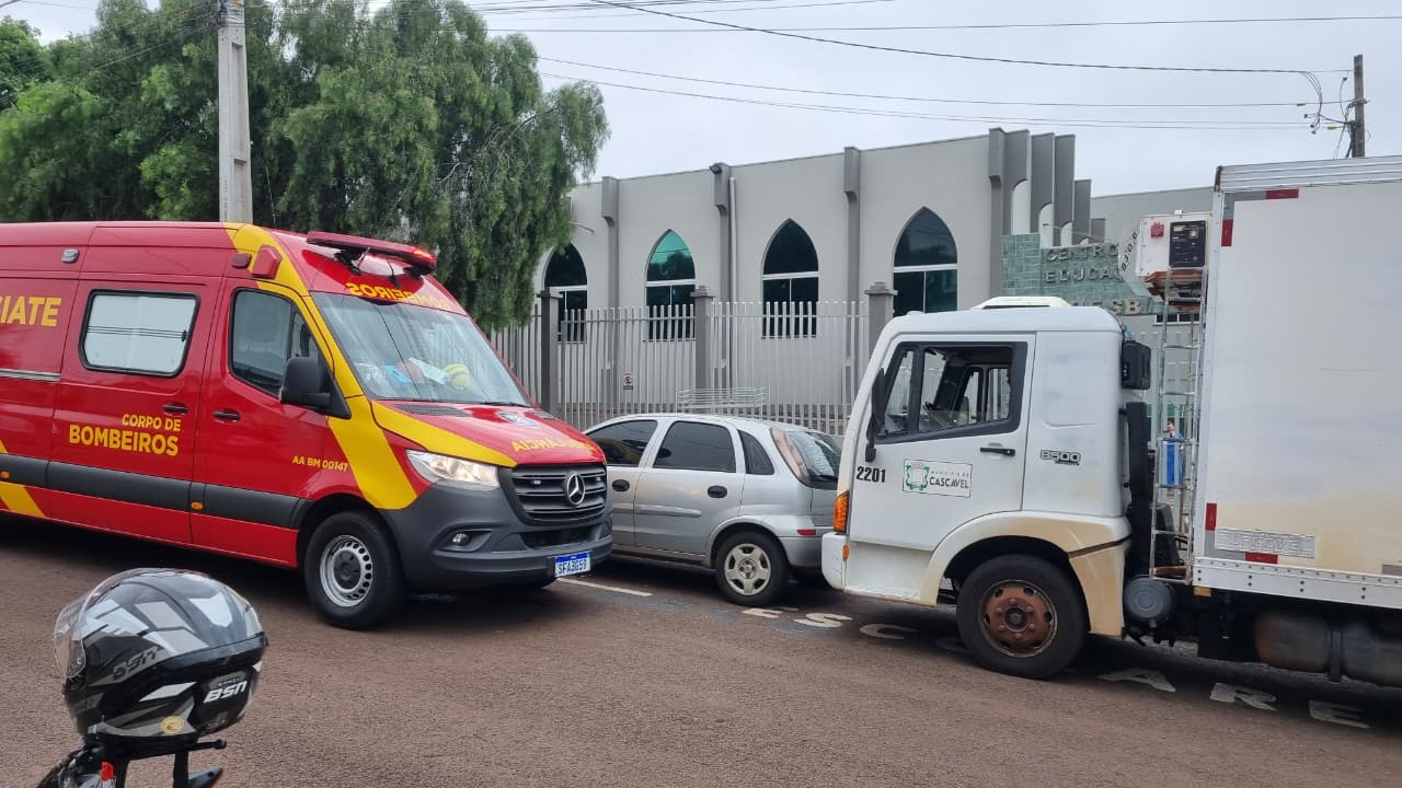 Homem fica ferido ao cair de caminhão no Pioneiros Catarinenses