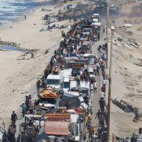 Guerra na Faixa de Gaza completa dois anos com mais de 67 mil mortos Imagem referente a Guerra na Faixa de Gaza completa dois anos com mais de 67 mil mortos