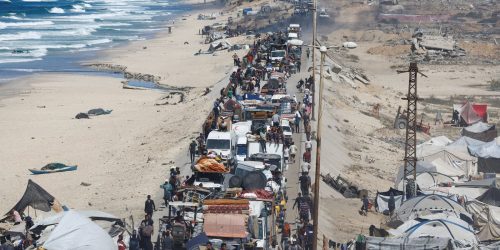 Guerra na Faixa de Gaza completa dois anos com mais de 67 mil mortos Imagem referente a Guerra na Faixa de Gaza completa dois anos com mais de 67 mil mortos