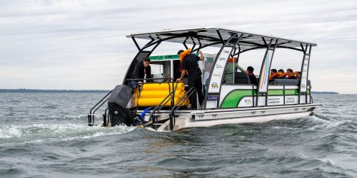 Itaipu apresenta barco movido a 100% hidrogênio verde Imagem referente a Itaipu apresenta barco movido a 100% hidrogênio verde