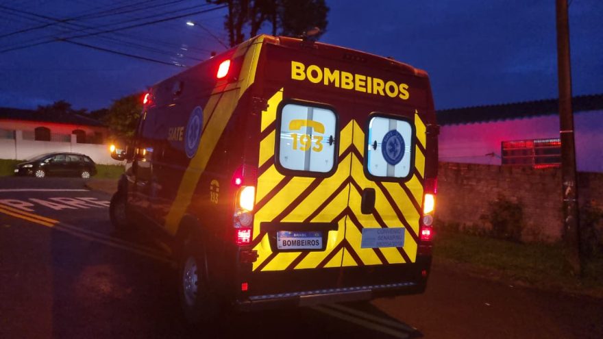Mulher sofre queda e fica ferida no Bairro Santa Felicidade em Cascavel