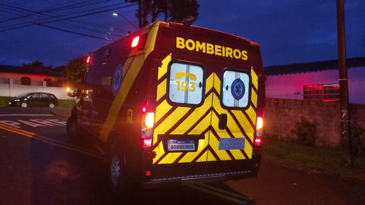 Mulher sofre queda e fica ferida no Bairro Santa Felicidade em Cascavel
