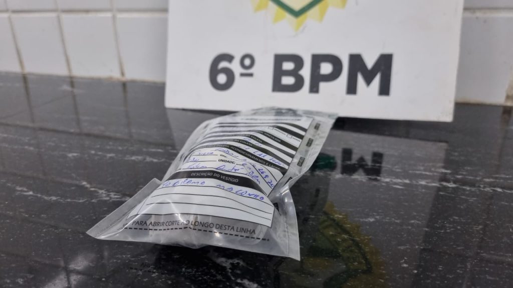 Jovem leva maconha para o trabalho e acaba detido pela Polícia Militar em Cascavel