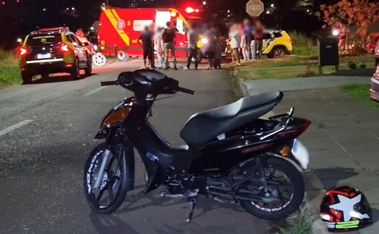 Adolescente é atropelada por moto no Pioneiros Catarinenses; Siate e PM foram mobilizados