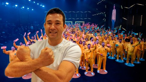 Imagem referente a Bombeiro cascavelense se classifica para a segunda fase de reality milionário no Domingão com Huck