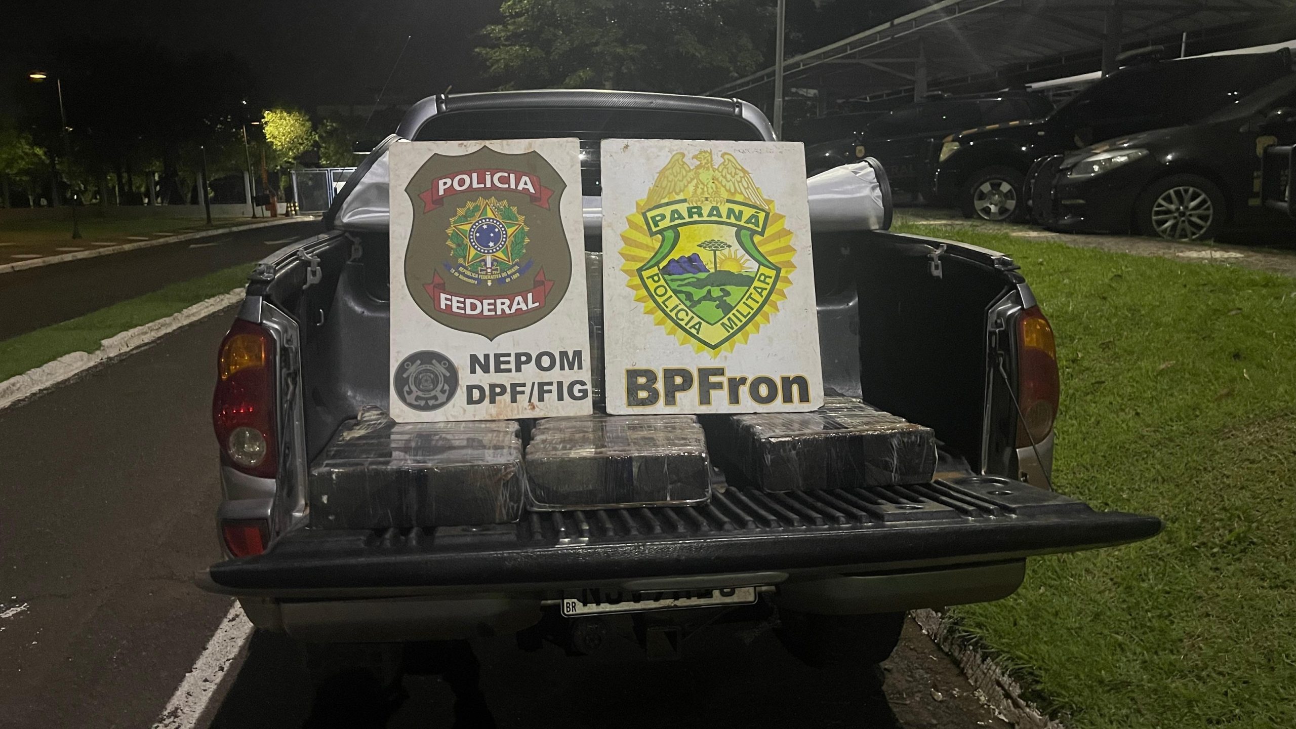 Carga milionária de maconha é apreendida pelo BPFron em Santa Helena