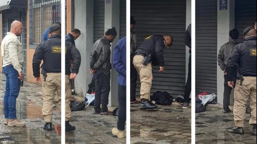 Secretário de Segurança do Paraná participa de ação e encontra drogas com suspeito