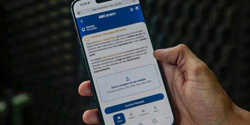 Imagem referente a Enem: aplicativo do MEC traz simulados e correção de redações