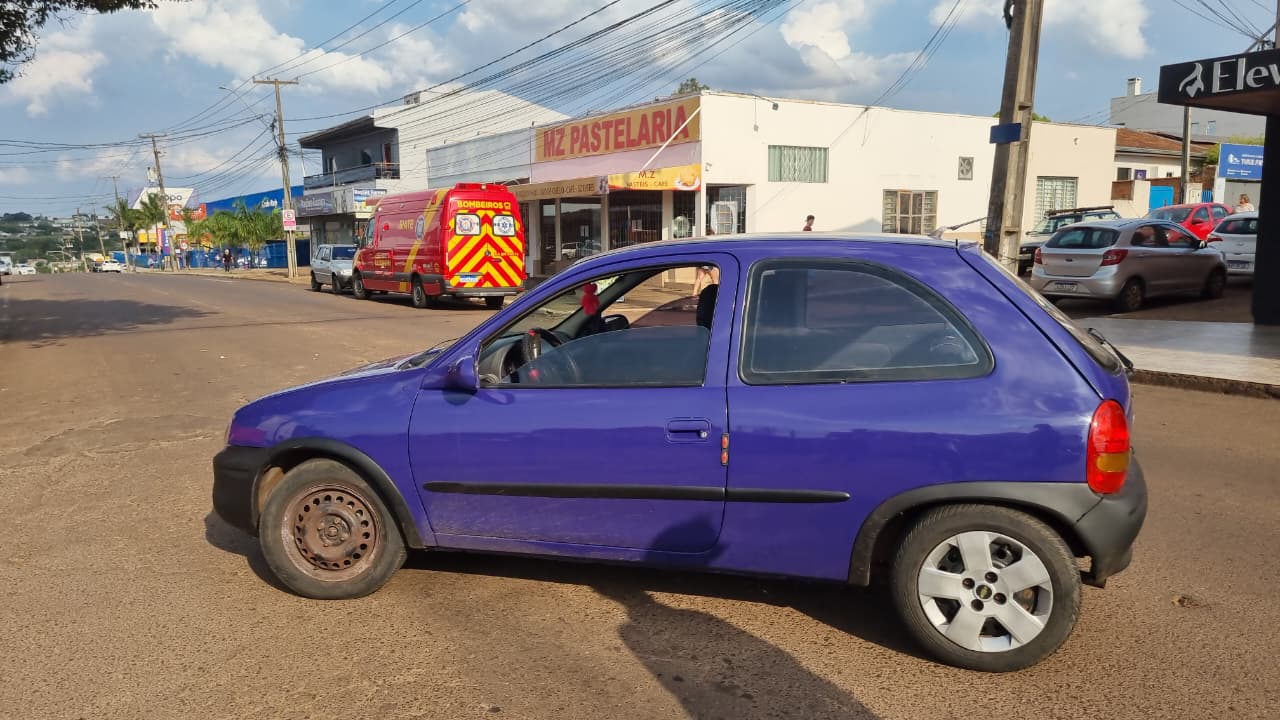 Acidente na Rua Europa deixa motociclista ferido Acidente na Rua Europa deixa motociclista ferido