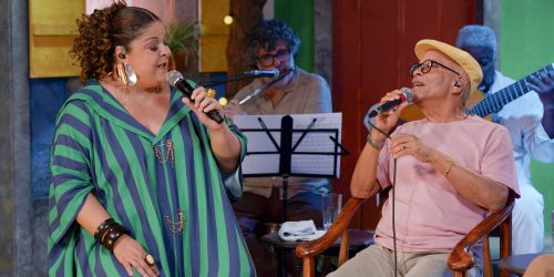 Fabiana Cozza e Nei Lopes abrem baú de inéditas no Samba na Gamboa Imagem referente a Fabiana Cozza e Nei Lopes abrem baú de inéditas no Samba na Gamboa