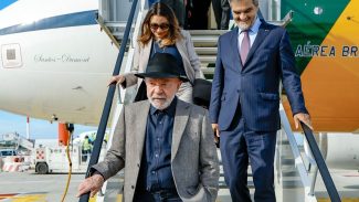 Lula chega a Roma para eventos sobre segurança alimentar Lula chega a Roma para eventos sobre segurança alimentar