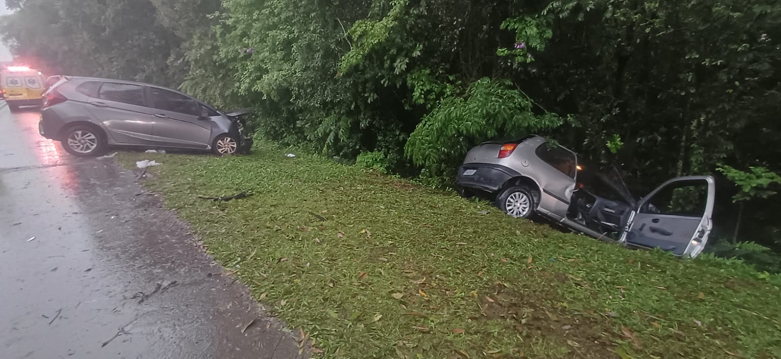 Colisão frontal deixa feridos uma hora após outro acidente no mesmo trecho da BR-373 em Guamiranga